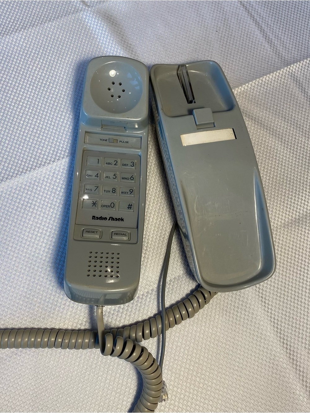 Radio Shack Corded Wall Phone Handset - Reliable Home Networking Accessory